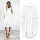 Women Casual Loose Pocket Long Sleeves Dress